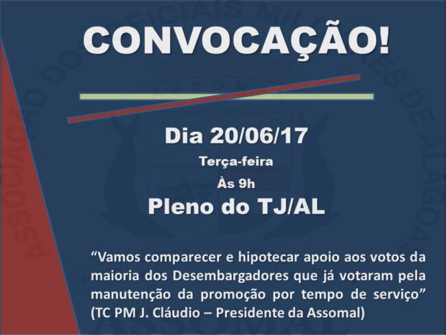 Convocação dia 20-06-17