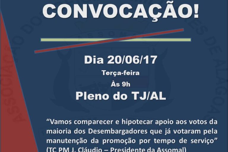 Convocação dia 20-06-17