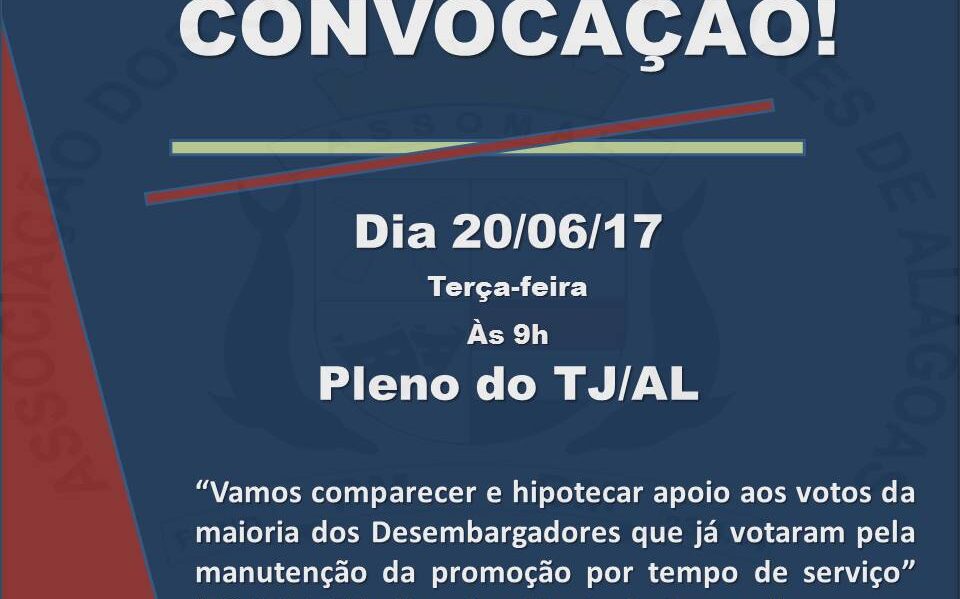 Convocação dia 20-06-17
