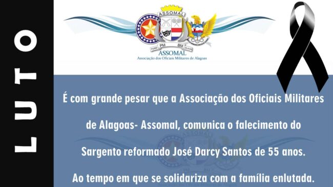 nota de pesar – sgt darci