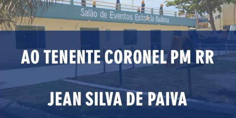 NOTA DE SOLIDARIEDADE – CEL PAIVA – SITE