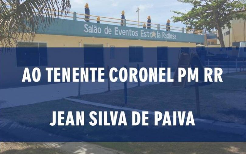 NOTA DE SOLIDARIEDADE – CEL PAIVA – SITE