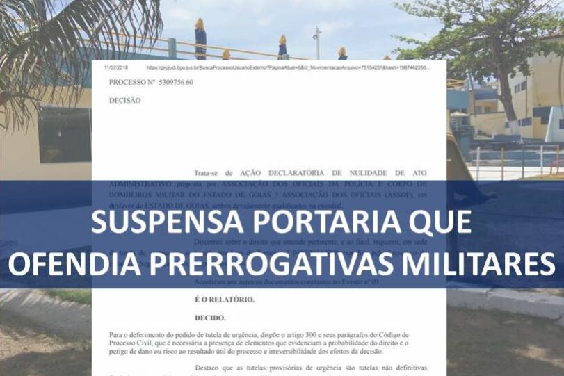 suspensa portaria que ofendia prerrogativas militares – site