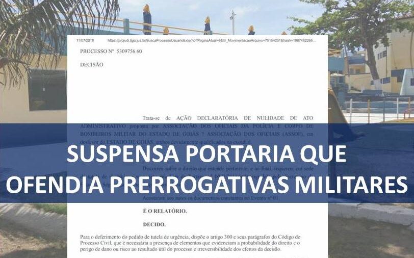 suspensa portaria que ofendia prerrogativas militares – site