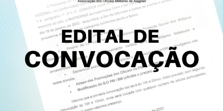 Edital de convocação