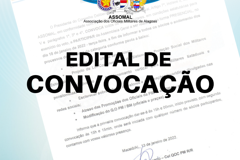 Edital de convocação